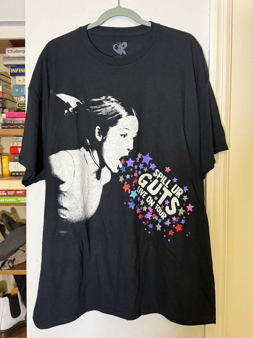 Olivia Rodrigo Guts World Tour Spill Ur Guts Size XXL Black T-Shirt